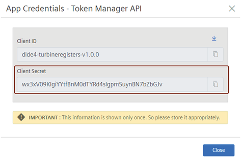 Token Manager API