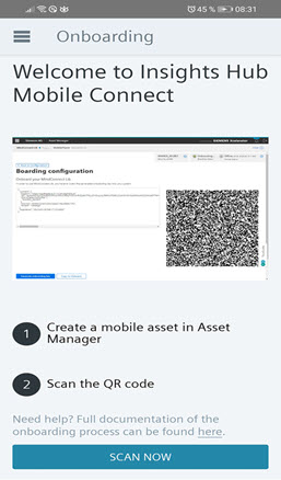 Insights Hub Mobile Connect