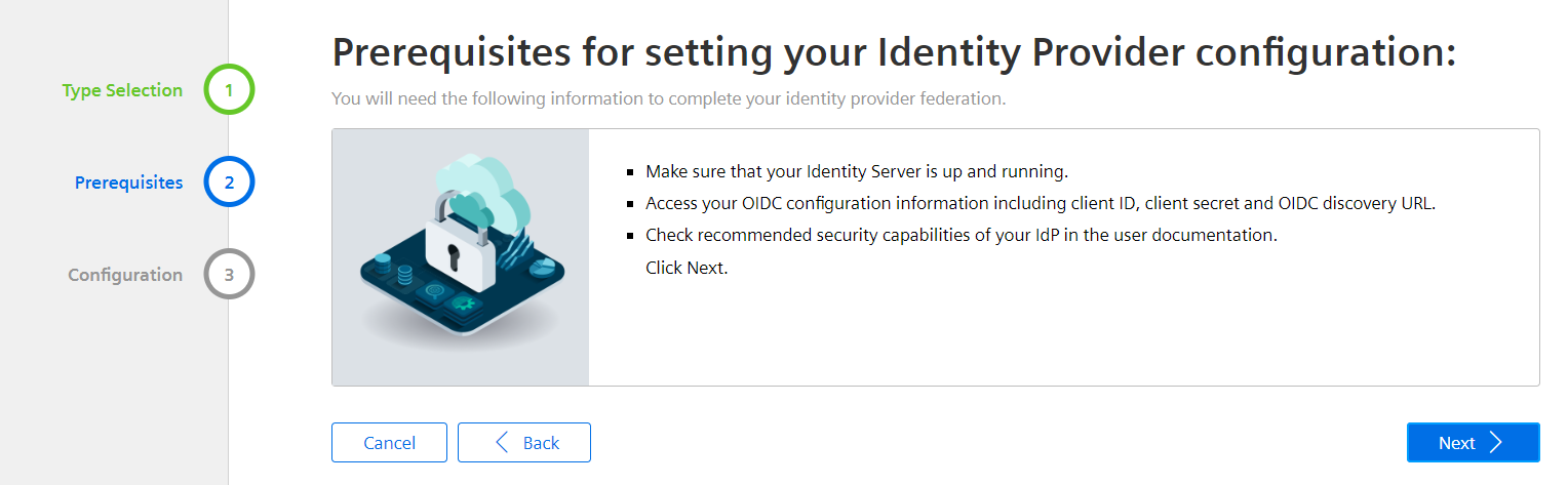 External Identity Provider configuration1