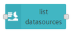 list datasource